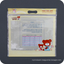 Custom Printed Plastic PE Slide Zip Packaging Bag